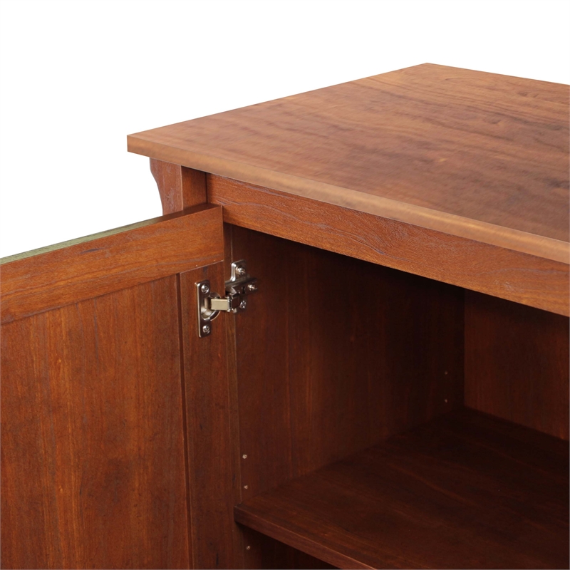 Saint Birch Hawksbury Wood 2 Door Storage Cabinet in Cherry
