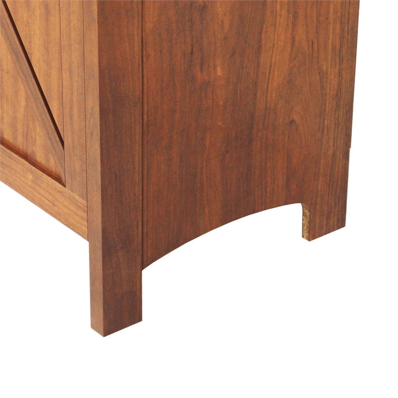 Saint Birch Hawksbury Wood 2 Door Storage Cabinet in Cherry