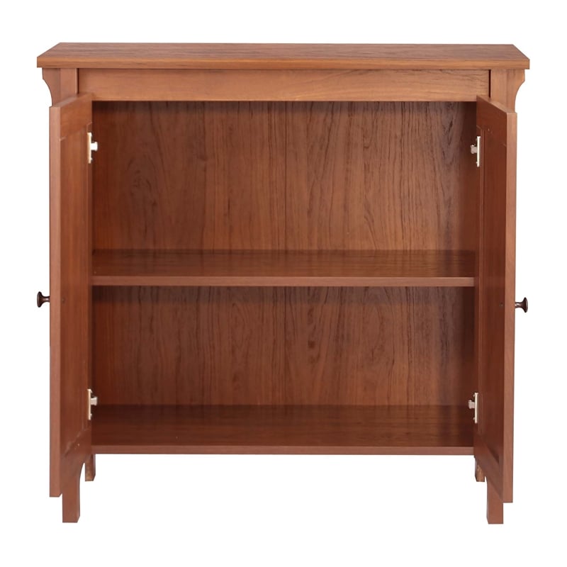 Saint Birch Hawksbury Wood 2 Door Storage Cabinet in Cherry