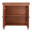Saint Birch Hawksbury Wood 2 Door Storage Cabinet in Cherry