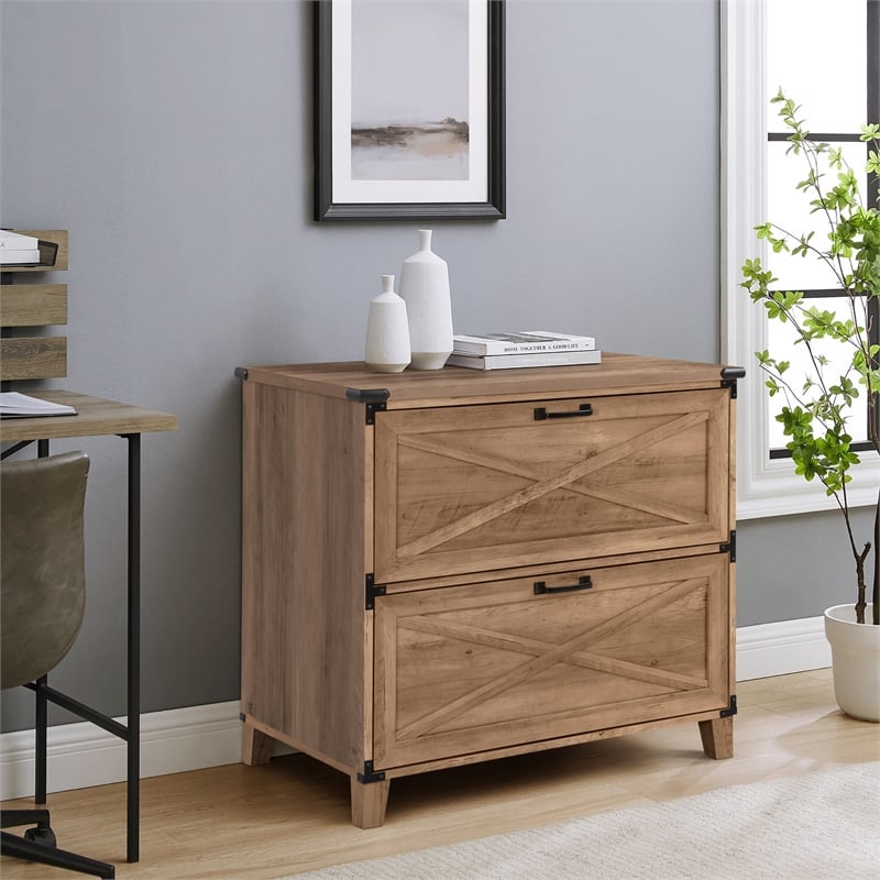 Saint Birch Oxford Wood Lateral File Drawer in Oak