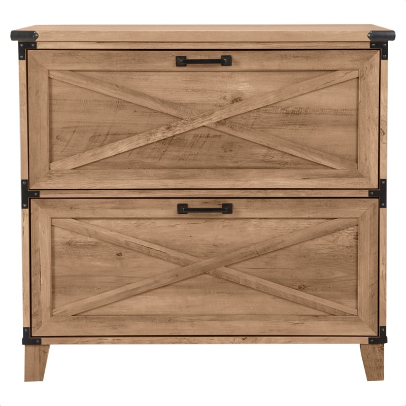 Saint Birch Oxford Wood Lateral File Drawer in Oak