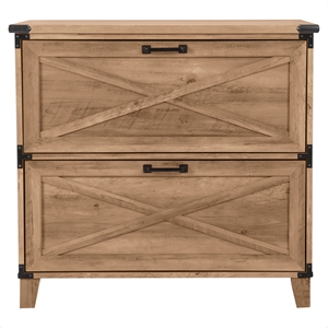 saint birch oxford wood lateral file drawer in oak