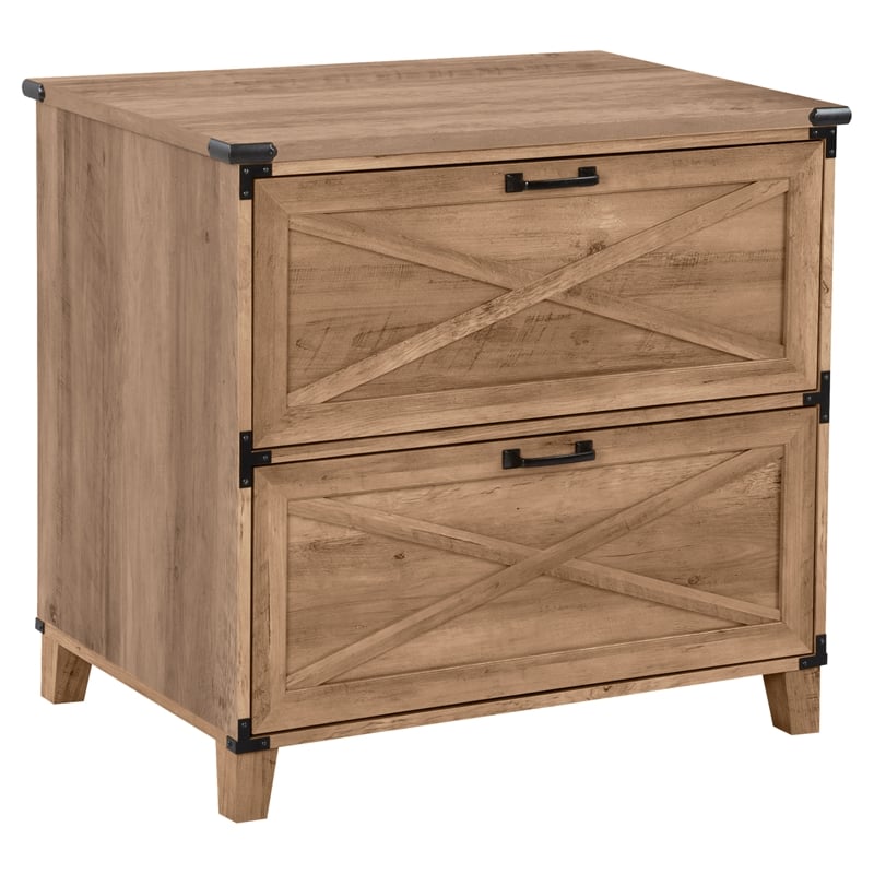 Saint Birch Oxford Wood Lateral File Drawer in Oak