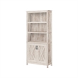 Saint Birch Megan Wood 2 Door Bookcase Washed Gray
