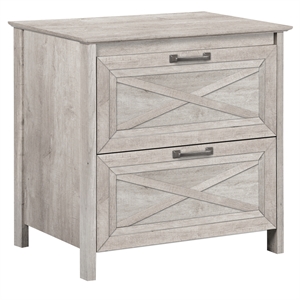 saint birch megan wood 2 drawer lateral filing cabinet in washed gray