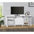 Saint Birch Austin Farmhouse White TV Stand