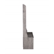 Sanit Birch Hawksbury Transitional Grey Hall Tree and Shoe Bench
