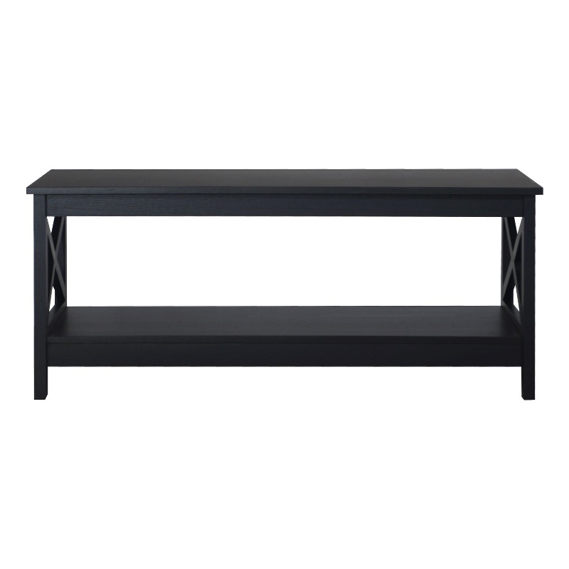 Saint Birch Lambert Modern Farmhouse Black Oak Coffee Table