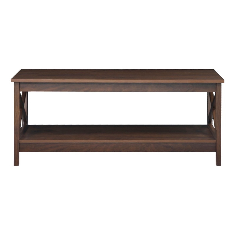 Saint Birch Lambert Modern Farmhouse Rosewood Grain Coffee Table