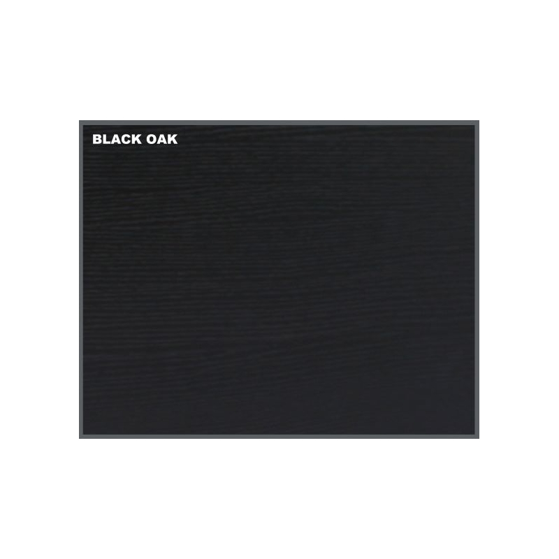 Saint Birch Lambert Modern Farmhouse Black Oak Console Table