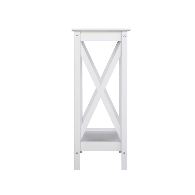 Saint Birch Lambert Modern Farmhouse White Console Table