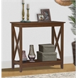 Saint Birch Lambert Modern Farmhouse Rosewood Grain Console Table