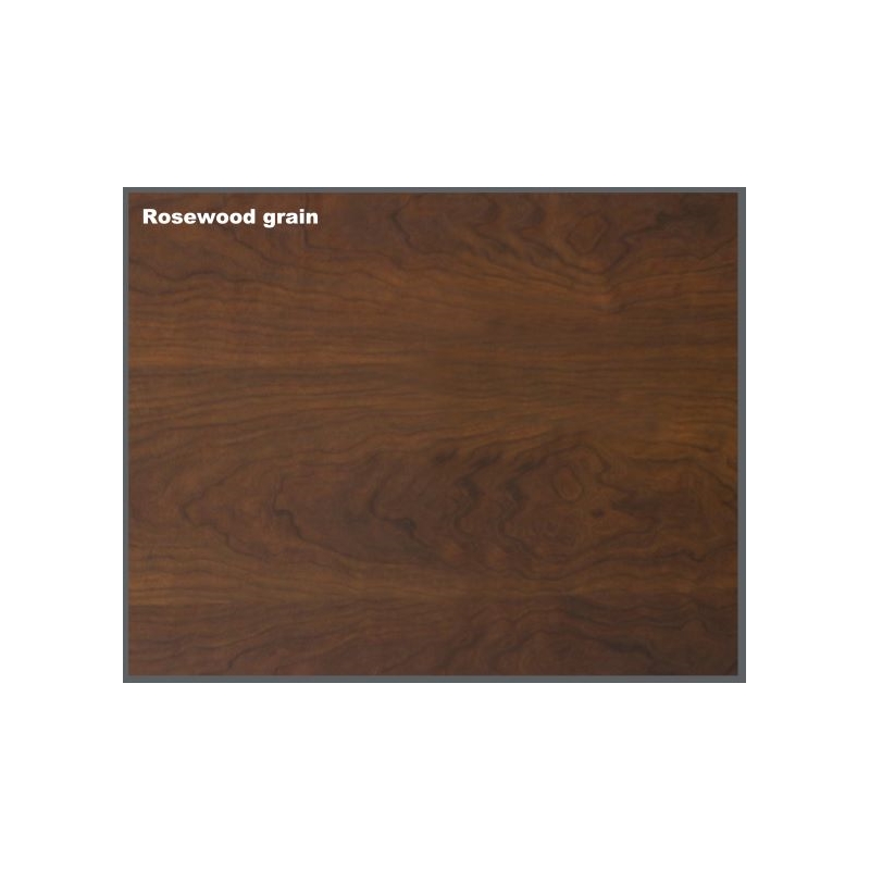 Saint Birch Lambert Modern Farmhouse Rosewood Grain Console Table