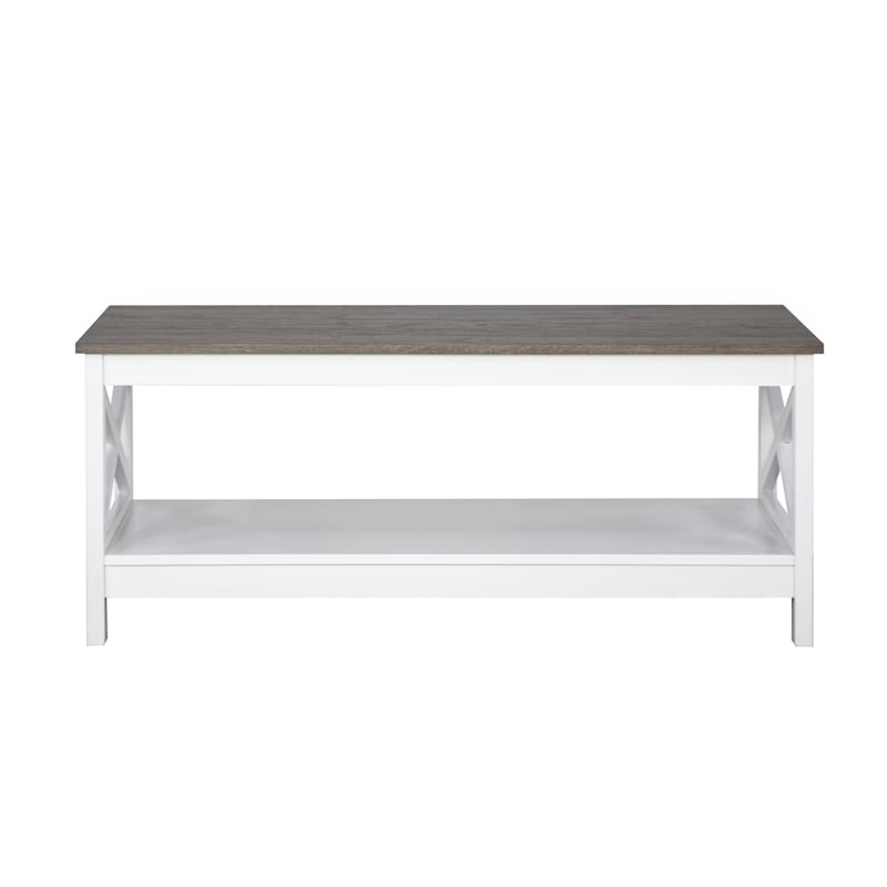 Saint Birch Lambert Modern Farmhouse 3-Piece White Table Set