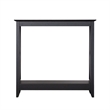 Saint Birch Lambert Modern Farmhouse 4-Piece Black Oak Table Set