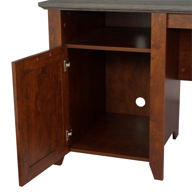 Saint Birch Albaugh Brown 71 Inches Executive Desk