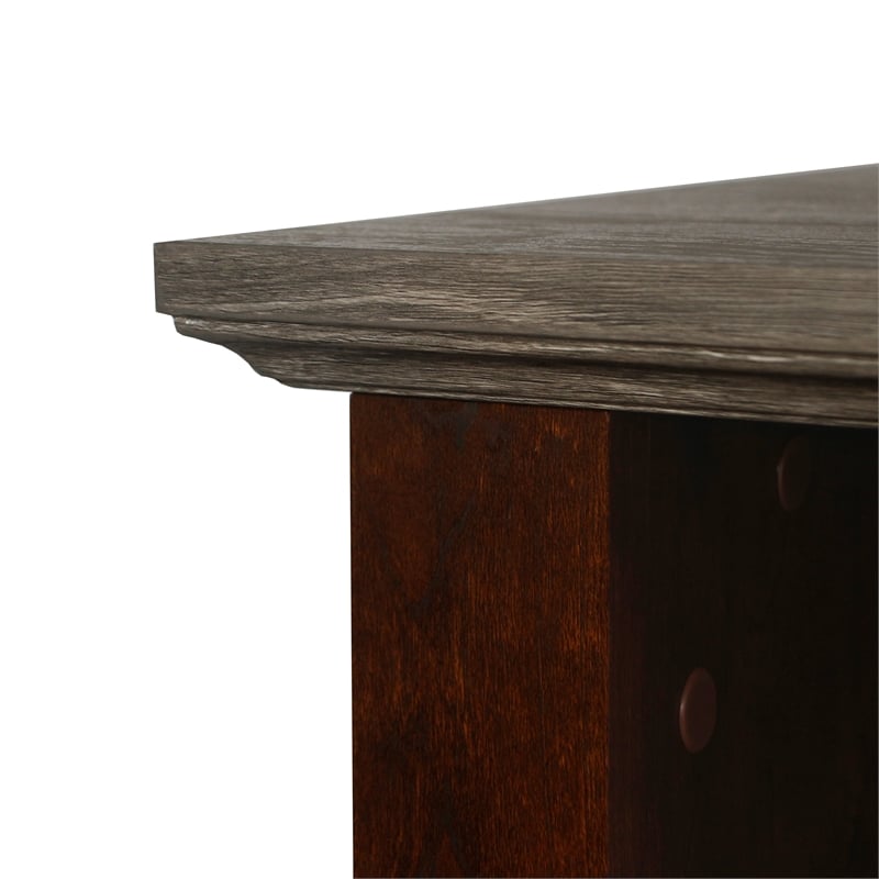 Saint Birch Albaugh Brown 71 Inches Executive Desk