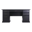 Saint Birch Azuela Espresso 65 Inches Executive Desk