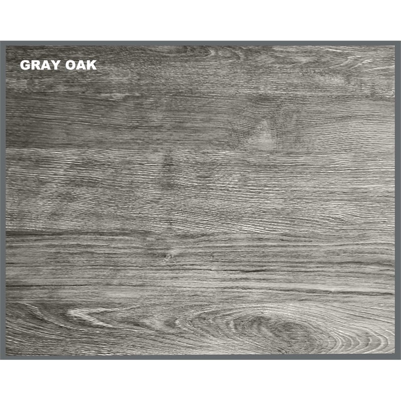 Saint Birch Alaska 3-Door Credenza Storage Cabinet in Gray Oak