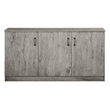 Saint Birch Alaska 3-Door Credenza Storage Cabinet in Gray Oak