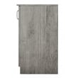 Saint Birch Alaska 3-Door Credenza Storage Cabinet in Gray Oak