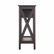 Saint Birch Lambert Engineered Wood Modern Farmhouse Console Table - Dark Brown