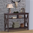 Saint Birch Lambert Engineered Wood Modern Farmhouse Console Table - Dark Brown