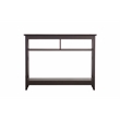 Saint Birch Lambert Engineered Wood Modern Farmhouse Console Table - Dark Brown