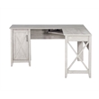 Saint Birch Oxford Engineered Wood Farmhouse L Desk in Gray