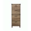 Saint Birch Oxford Engineered Wood 4-Drawers Lateral File in Rustic Oak