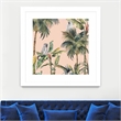 Giant Art 36x36 Tropicano I Matted and Framed in Multi-Color