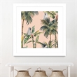 Giant Art 36x36 Tropicano I Matted and Framed in Multi-Color