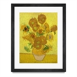 Giant Art 30x40 Sunflowers Matted and Framed in Multi-Color