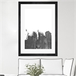 Giant Art 24x36 Coal II Matted and Framed in Multi-Color