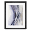 Giant Art 30x40 Blue Waters I Matted and Framed in Multi-Color