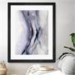 Giant Art 24x32 Blue Waters I Matted and Framed in Multi-Color