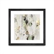 Giant Art 36x36 Golden Scratches Matted and Framed in Multi-Color
