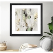 Giant Art 30x30 Golden Scratches Matted and Framed in Multi-Color