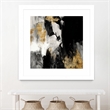 Giant Art 30x30 Neutral Gold Collage III Matted and Framed in Multi-Color