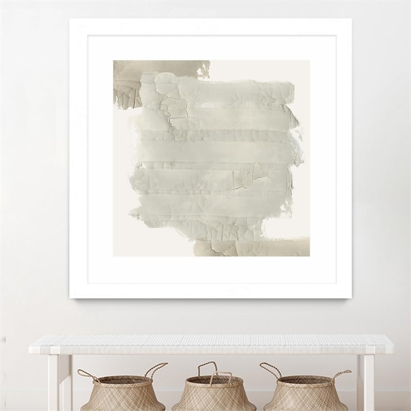 Giant Art 30x30 Pesto I Matted and Framed in Multi-Color