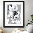 Giant Art 30x40 Tangled Threads III Matted and Framed in Multi-Color