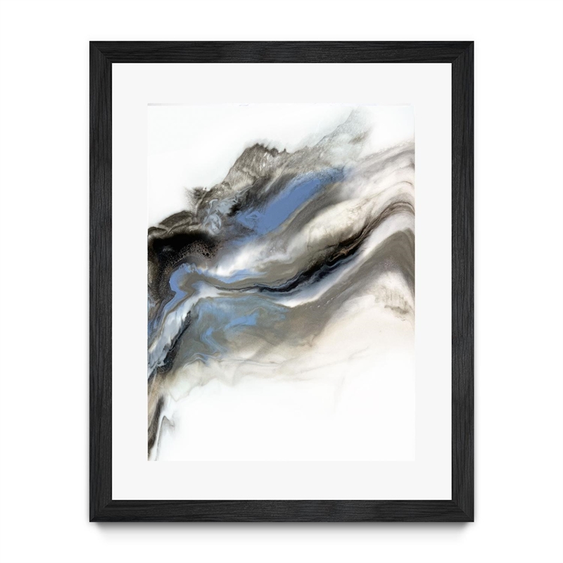 Giant Art 30x40 Great Barrier Reef Matted and Framed in Multi-Color