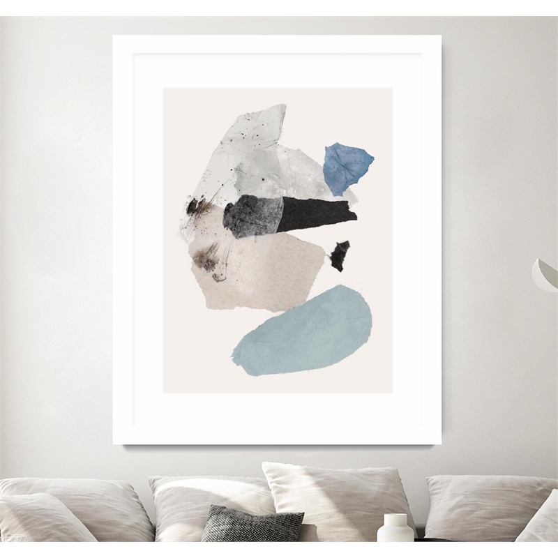 Giant Art 24x32 Pieces of Fun II Matted and Framed in Multi-Color