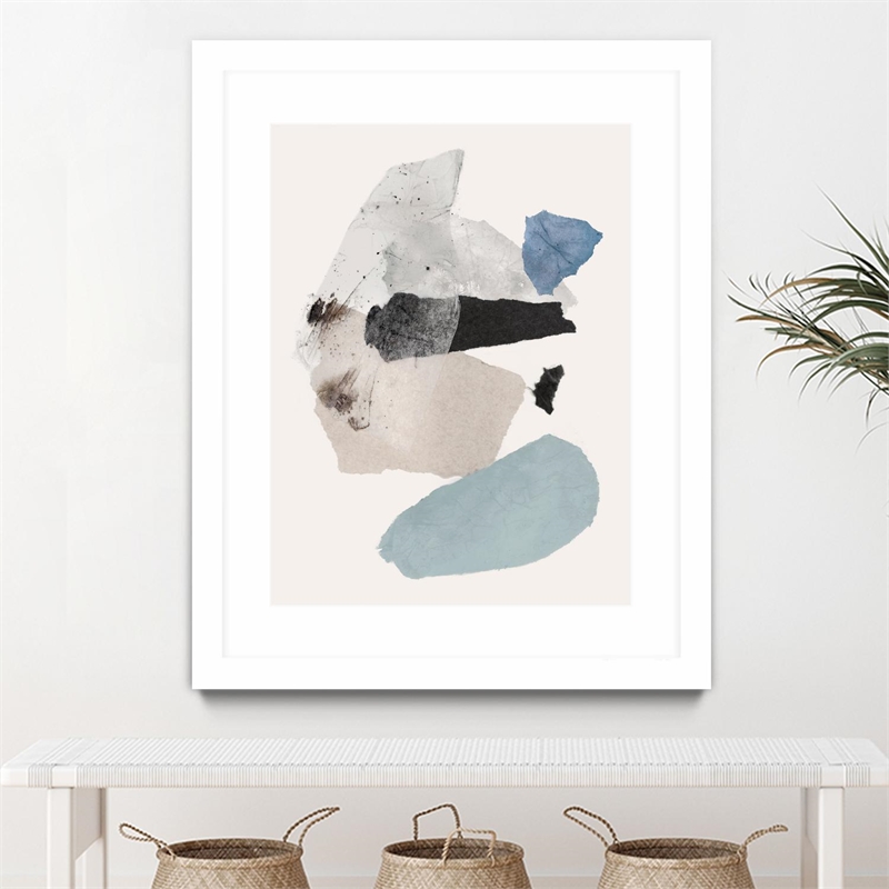 Giant Art 24x32 Pieces of Fun II Matted and Framed in Multi-Color