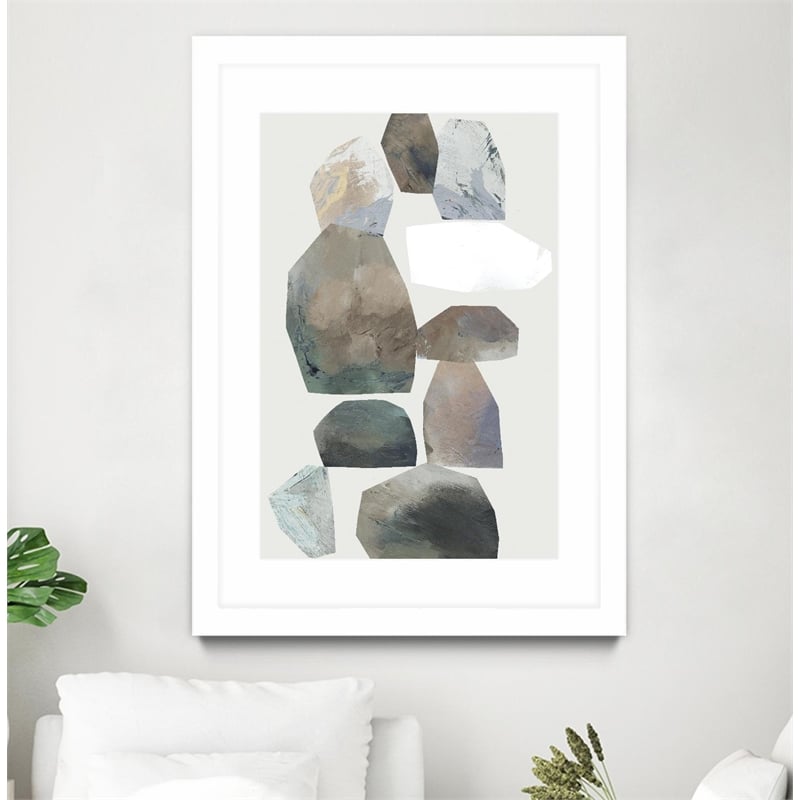 Giant Art 24x36 Rocking I Matted and Framed in White