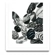 Giant Art 24x32 Dalmatian Rocks II Matted and Framed in White