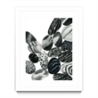 Giant Art 30x40 Dalmatian Rocks II Matted and Framed in White