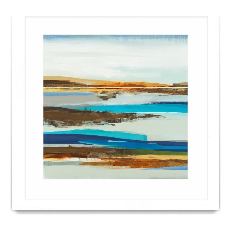 Giant Art 36x36 Sedona Sunset Matted and Framed in Pink