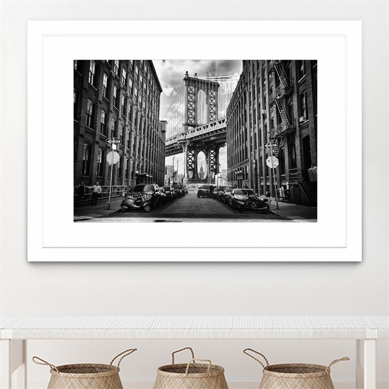 Giant Art 24x36 In America Matted and Framed in Multi-Color